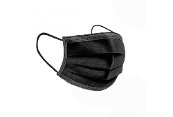 Mascherina protettiva a tre strati - Pacco da 40 pz Nero