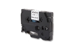 White 9mmX8m for Brother Eletronic labelling TZ-221/TZe-221