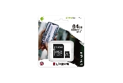 Micro SD 64Gb Kingston con adattatore SD CL10