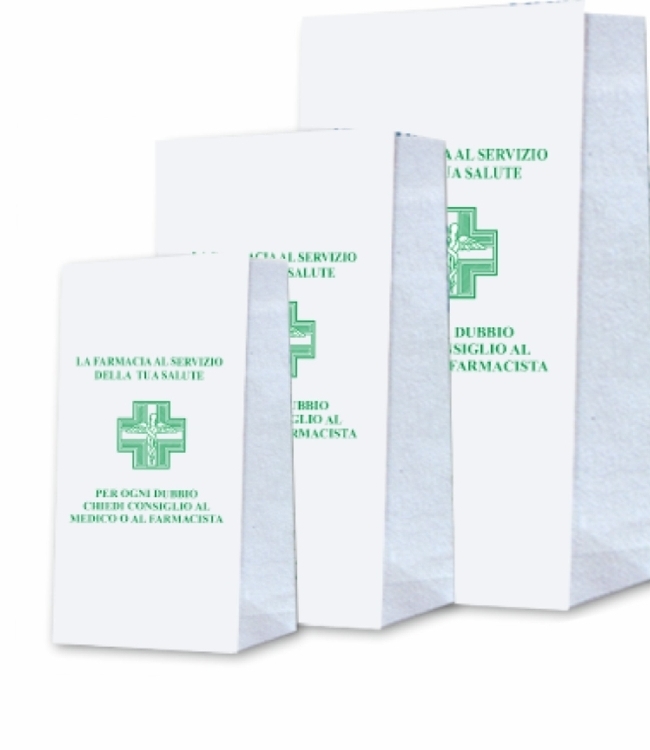 Art EGO008 Sacchetto in carta  F.to 12+6x24 - kraft 30gr. , ct 10 kg.