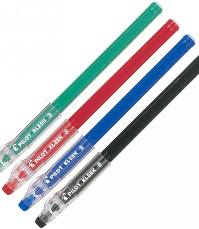 Penna a sfera cancellabile blu; punta fine 0.7mm - PILOT KLEER