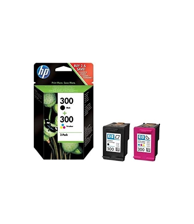 Hp 300 nero + color CN637EE Multipack originale