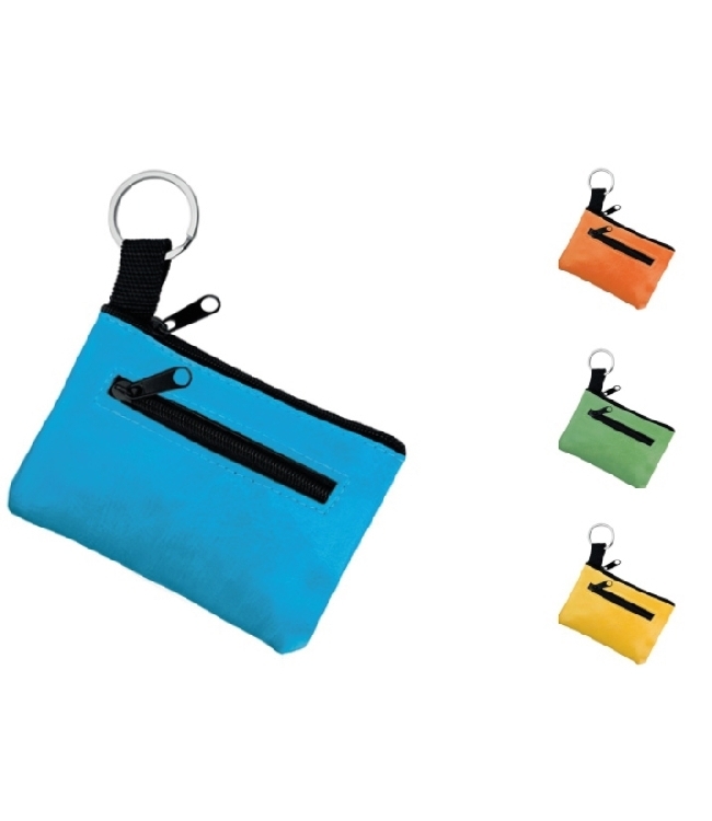 Art. FS003E, Portachiavi Portamoneta, imballo 100 pz.